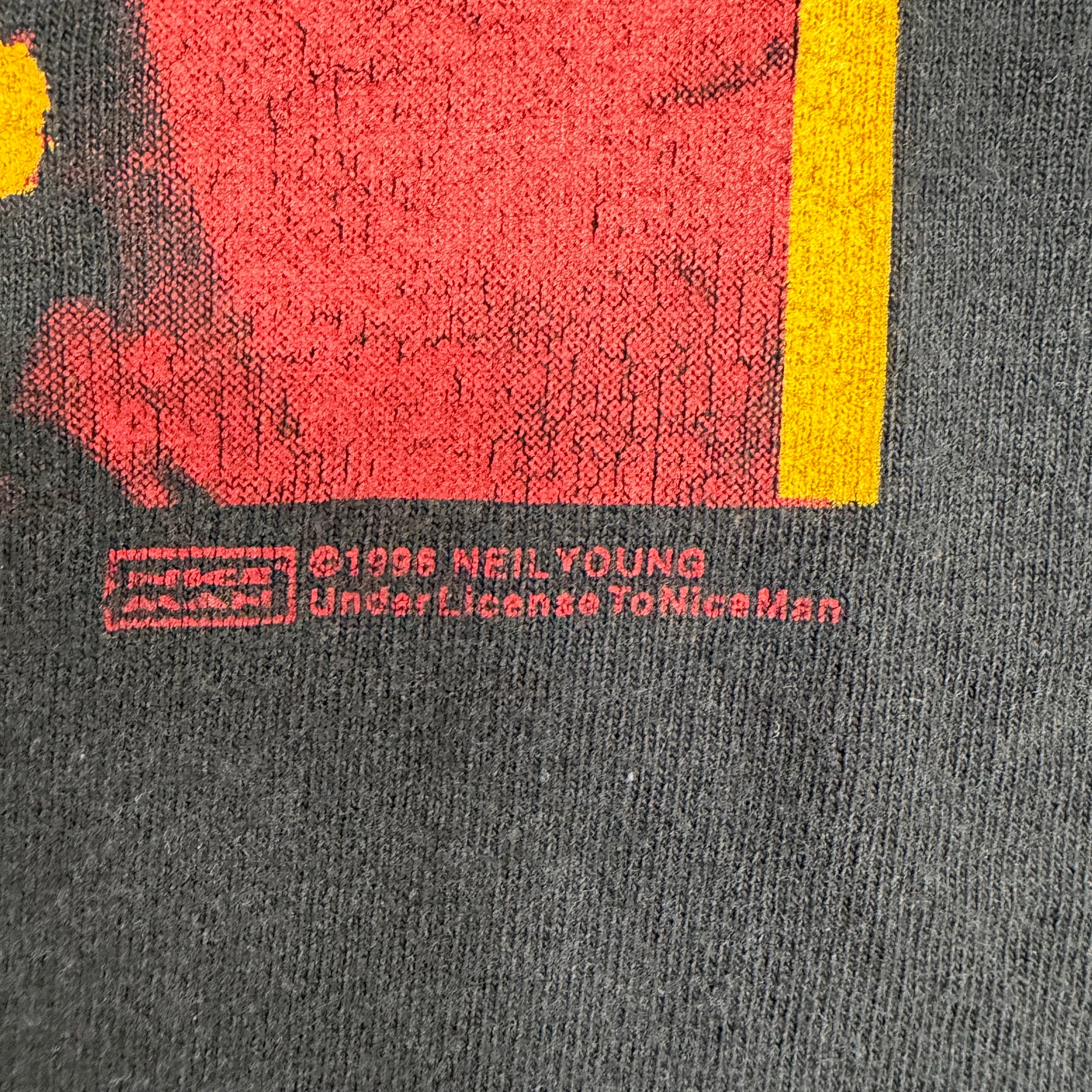 1996 Neil Young “& Crazy Horse” Tour Tee Black