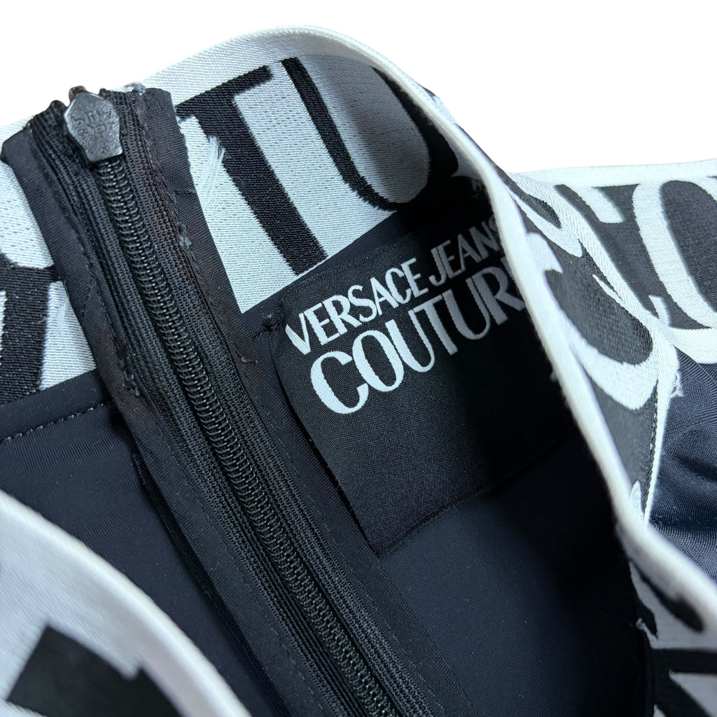 Versace Jeans Couture Black Techno Tribute Turtleneck