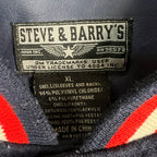 Vintage Steve & Barry’s Chevrolet Racing Varsity Leather Jacket Navy