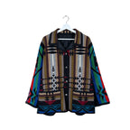Vintage Wool Navajo Western Pattern Button Up Jacket