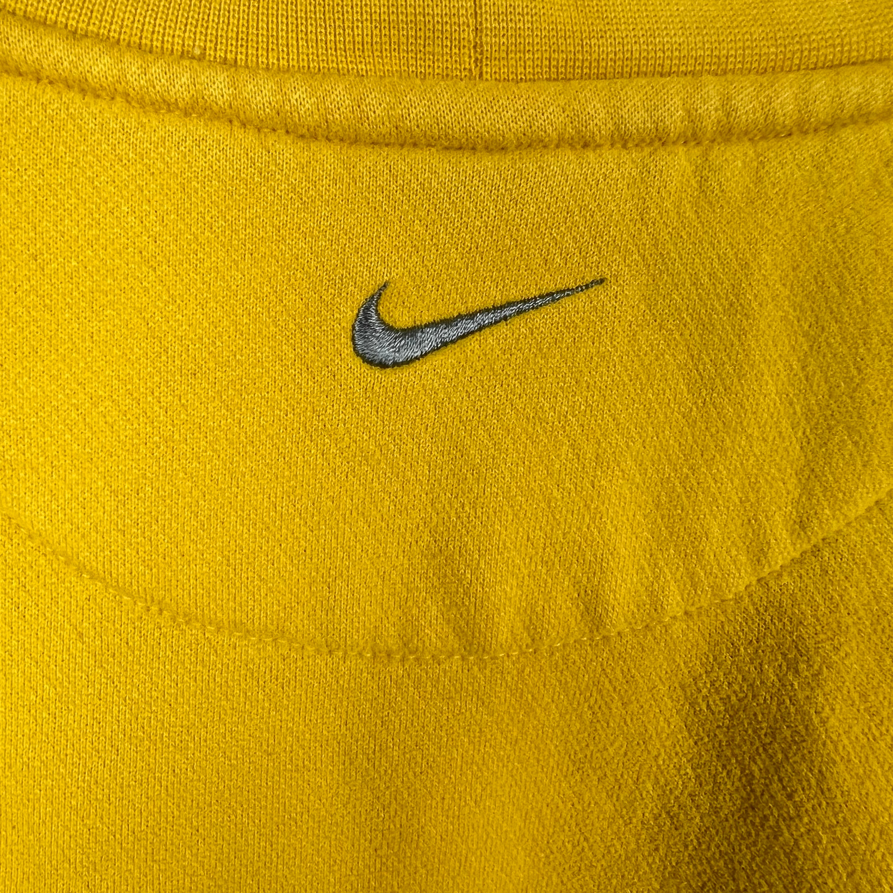 Vintage Y2K Nike Spellout Crewneck Banana Yellow