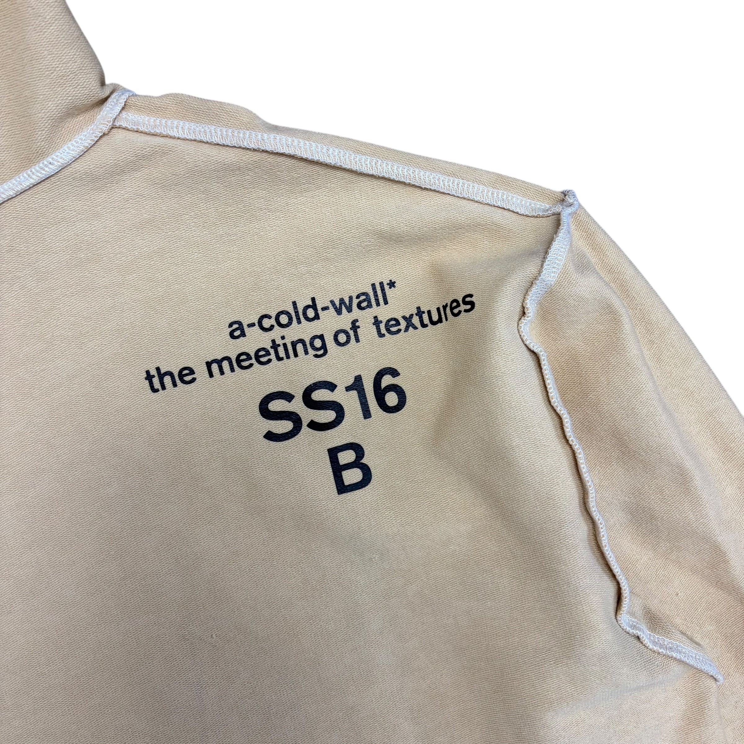 A-Cold-Wall “The Meeting Of Textures” Reversible Hoodie (SS16)