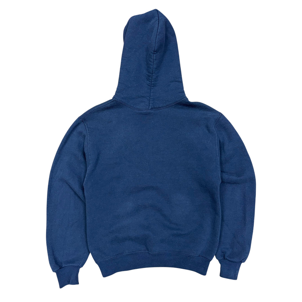Vintage Y2K Russell Athletic Blank Pullover Hoodie Navy