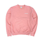 Sporty & Rich “Health & Wellness” Logo Crewneck Coral