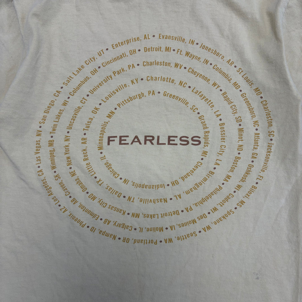 Vintage Taylor Swift “Fearless” Tour Tee Soft Yellow