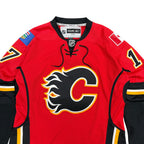 2007 Reebok Calgary Flames Rene Bourque Signed Away Jersey