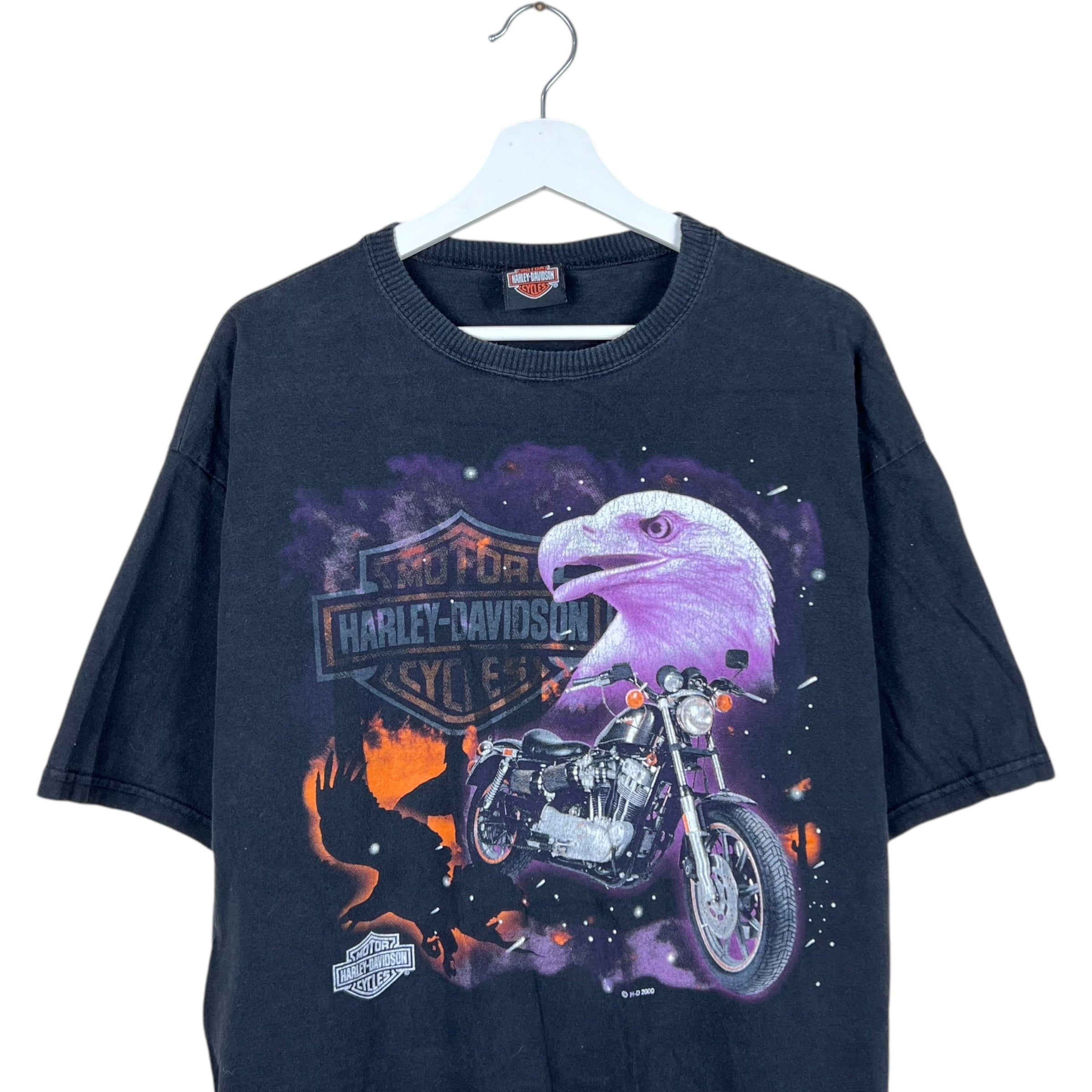 2000 Harley Davidson Canada Eagle Tee Black