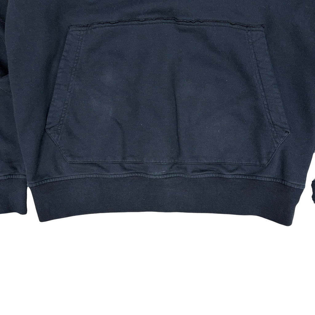 Stone Island Cotton Pullover Hoodie Black