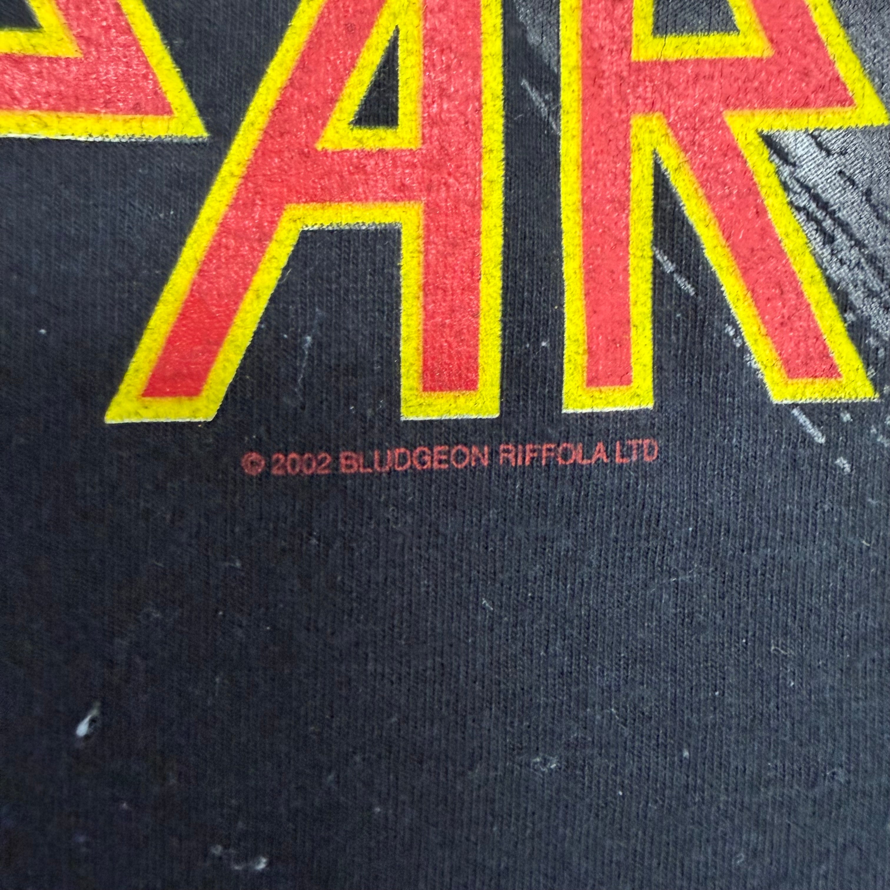 2002 Def Leppard World Tour Tee Black