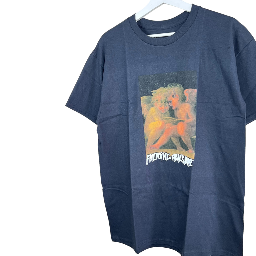 Fucking Awesome Angel Demon Tee Black