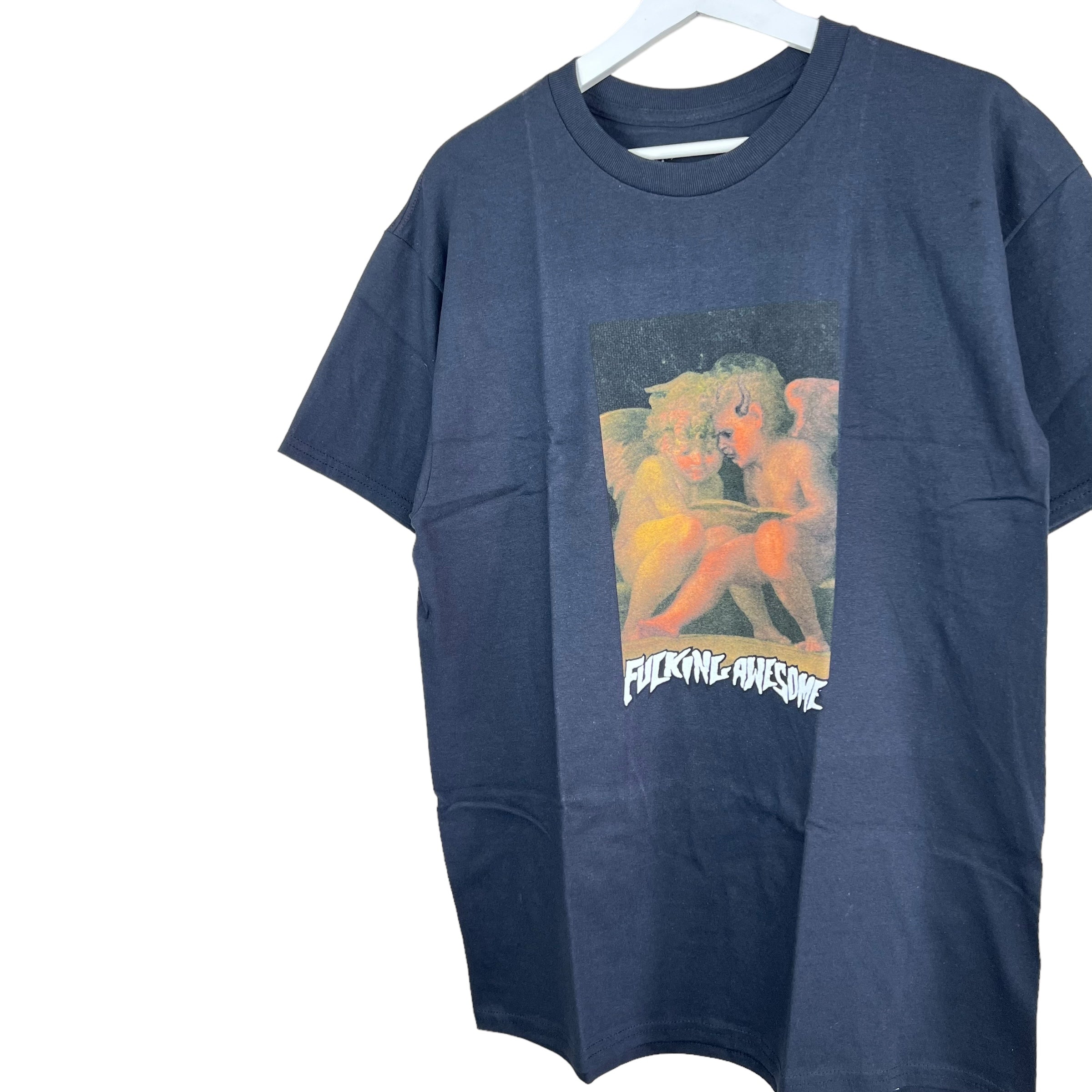 Fucking Awesome Angel Demon Tee Black