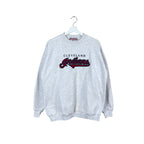 Vintage MLB Cleveland Indians Embroidered Logo Heather Grey