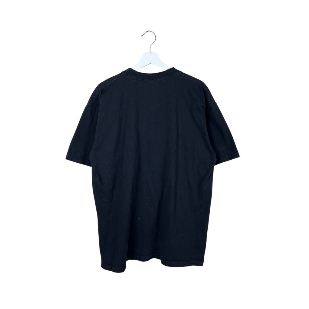 Vintage True Fan NFL Miami Dolphins Football Logo Tee Black