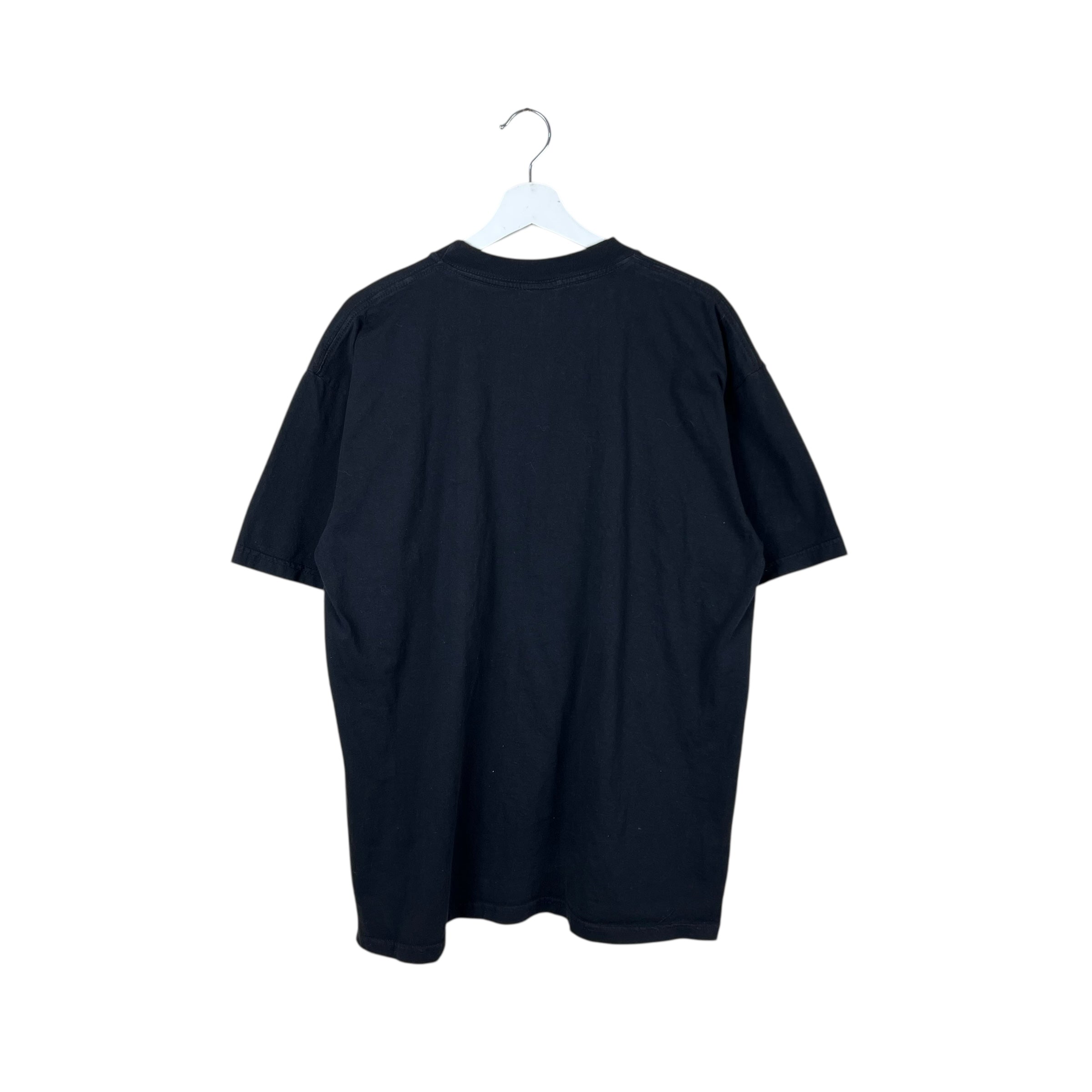 Vintage True Fan NFL Miami Dolphins Football Logo Tee Black