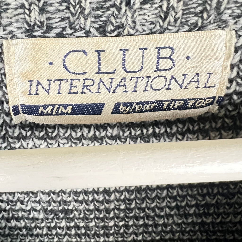 Vintage Club International Arctic Expedition Graphic Knit Grey