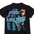 Vintage Justin Bieber “My World” Tour Tee Black