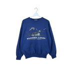 Vintage Raglans Clothing Wilderness Canada Loon Crewneck Navy