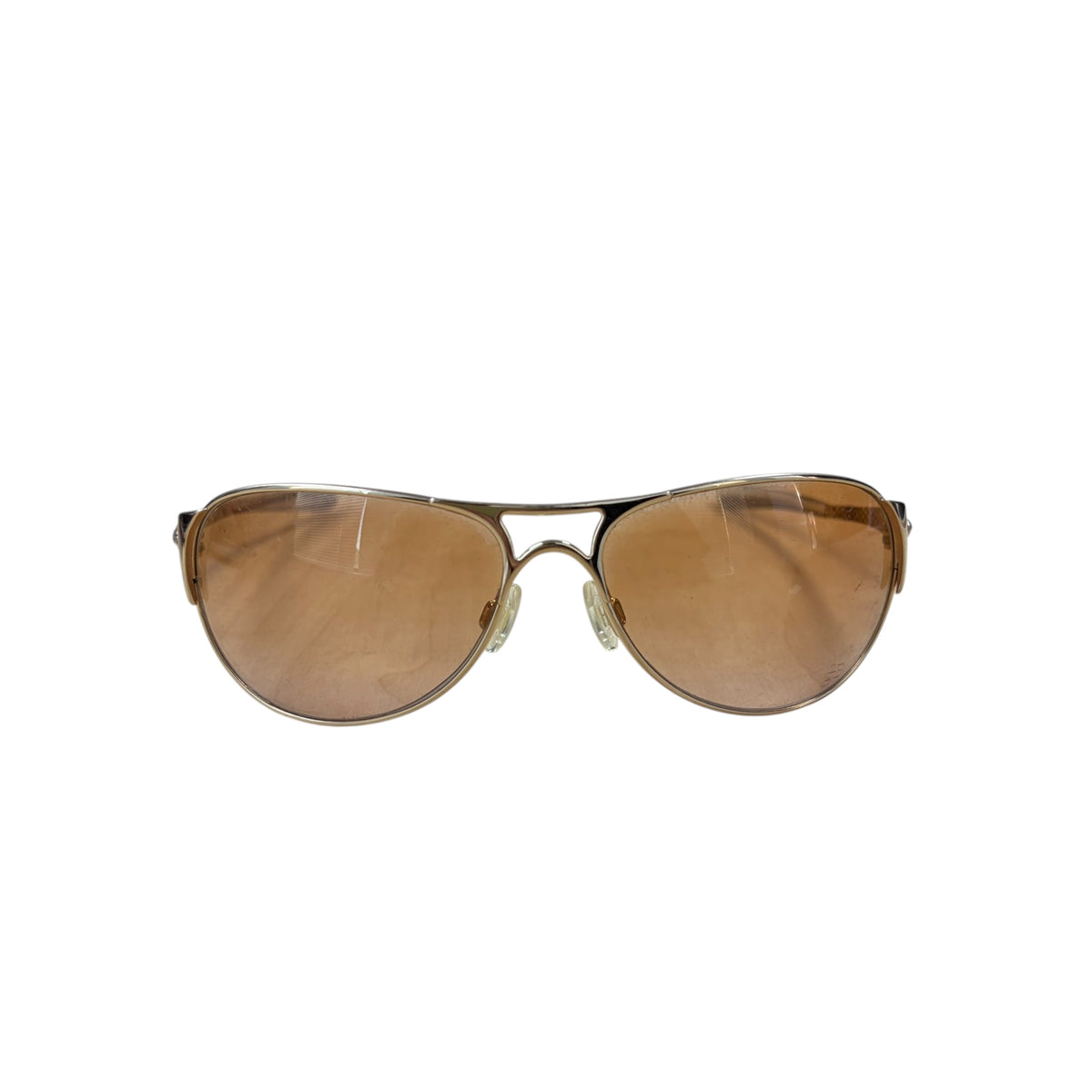 Oakley Women’s Restless Brown Gradient Sunglasses Snakeskin Gold