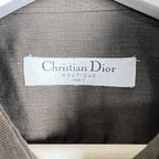 Christian Dior Button Up Dress Shirt Brown
