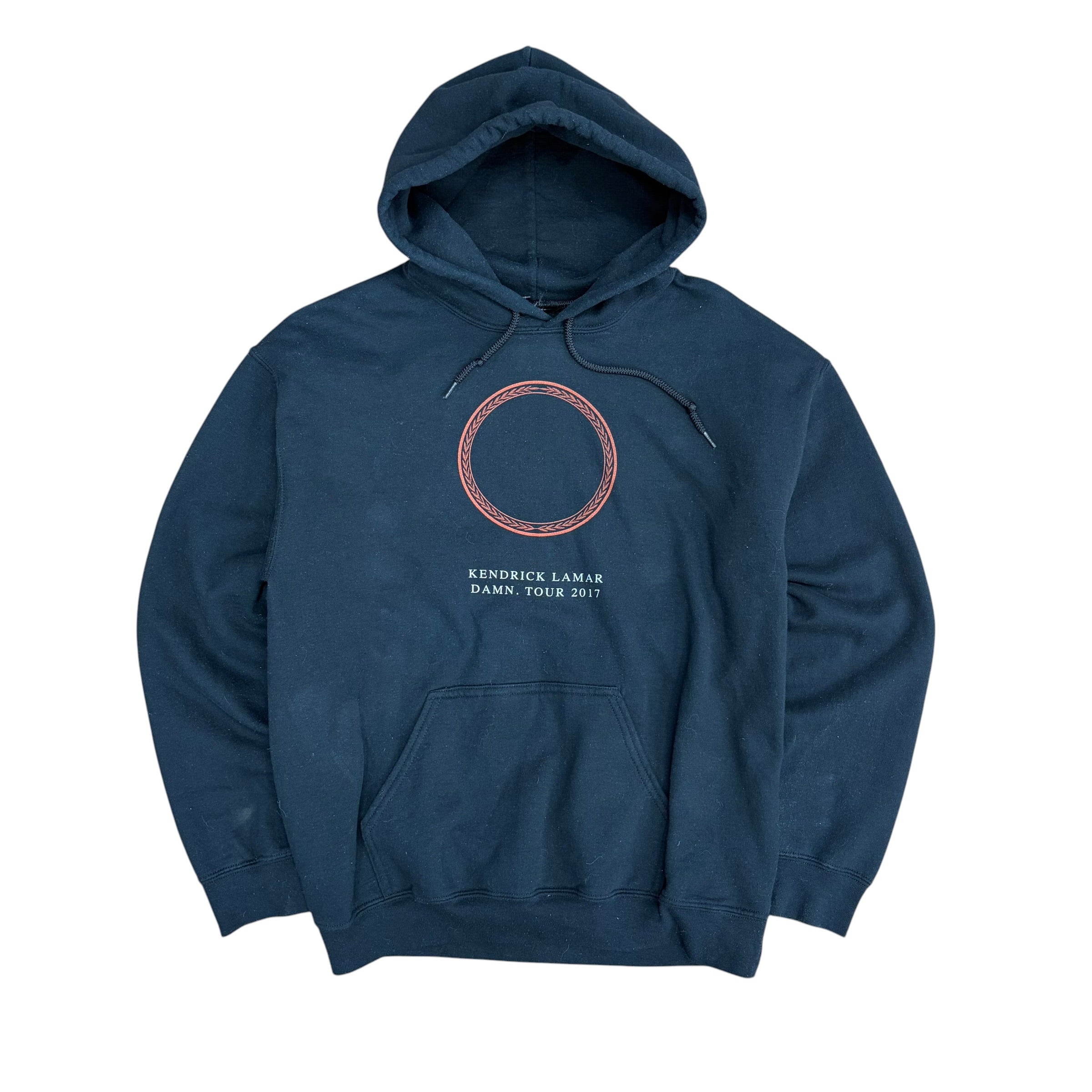 USED Kendrick Lamar DAMN. Tour 2017 フーディ Kendrick Lamar DAMN Tour Hoodie Mens M Black Hip Hop Rap Album