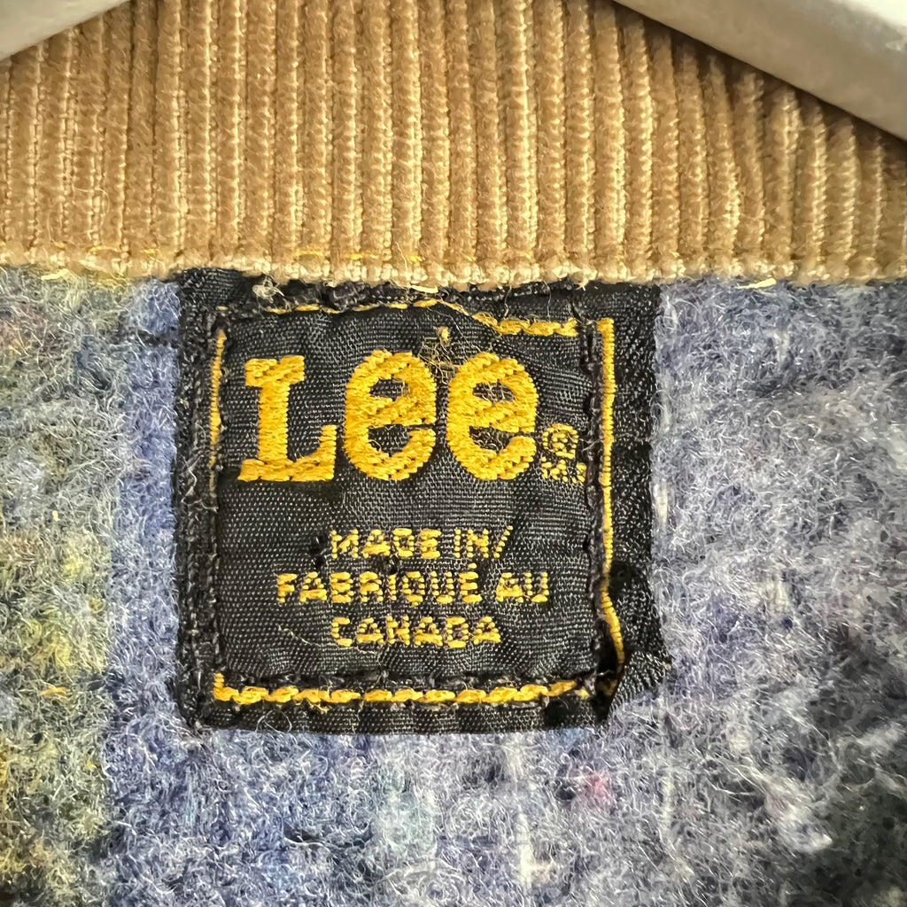 Vintage Lee Rider Blanket Lined Denim Jacket Mid Wash