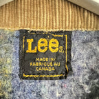 Vintage Lee Rider Blanket Lined Denim Jacket Mid Wash