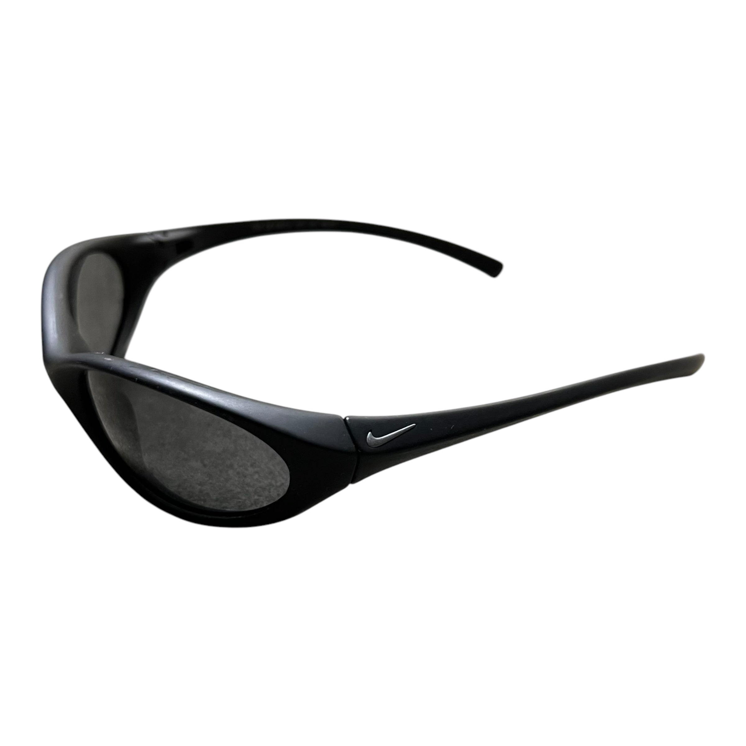 Vintage Nike EVO Round Sunglasses Matte Black