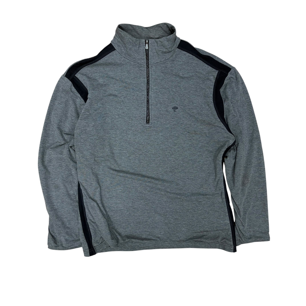 Vintage Versace Sport Quarter Zip Sweater Grey