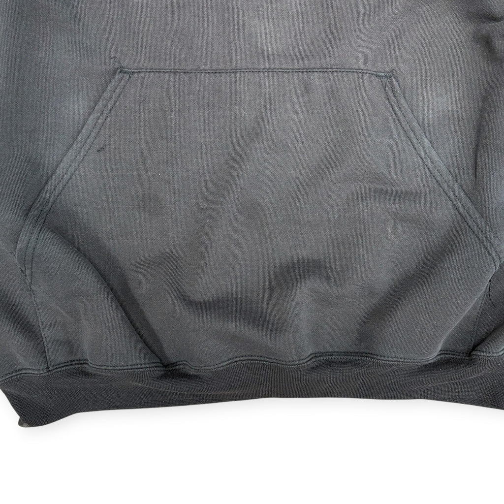 Vintage Carhartt Spellout Hoodie Faded Black