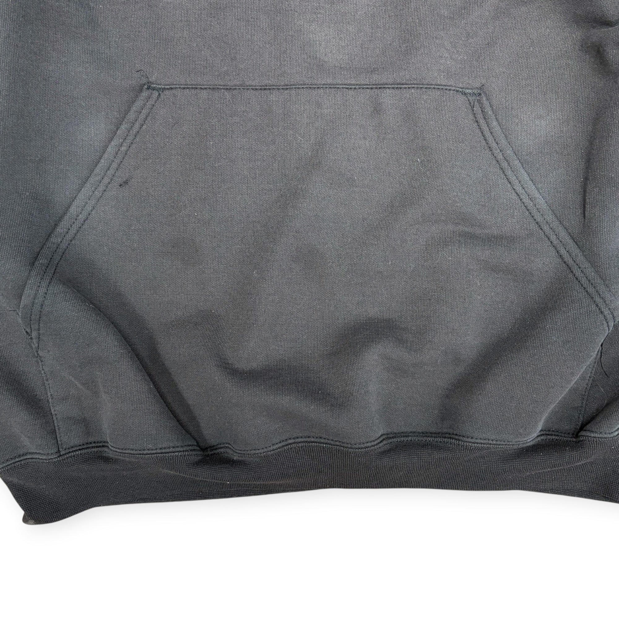 Vintage Carhartt Spellout Hoodie Faded Black