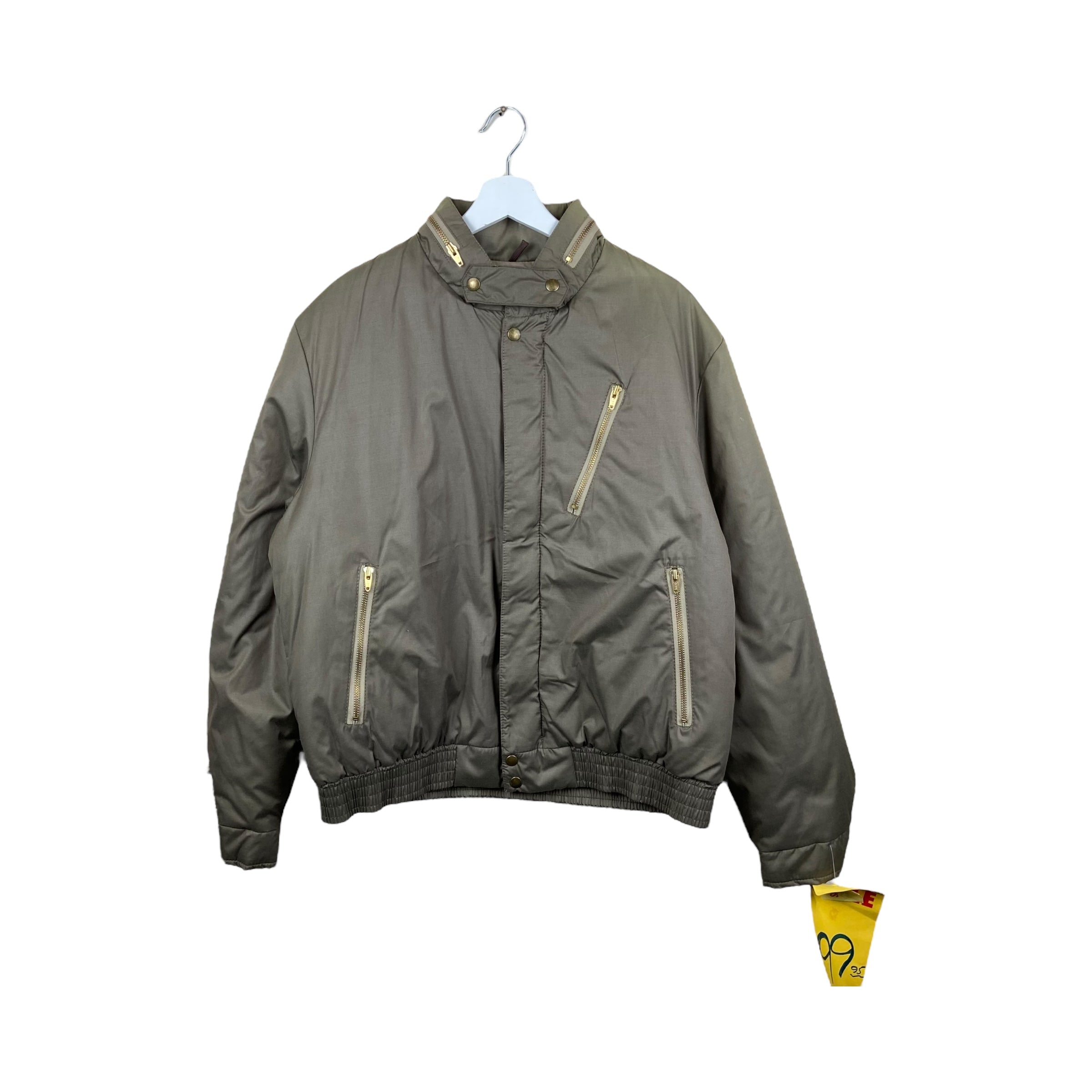 Vintage 80s ID Insulated Jacket Olive Brown