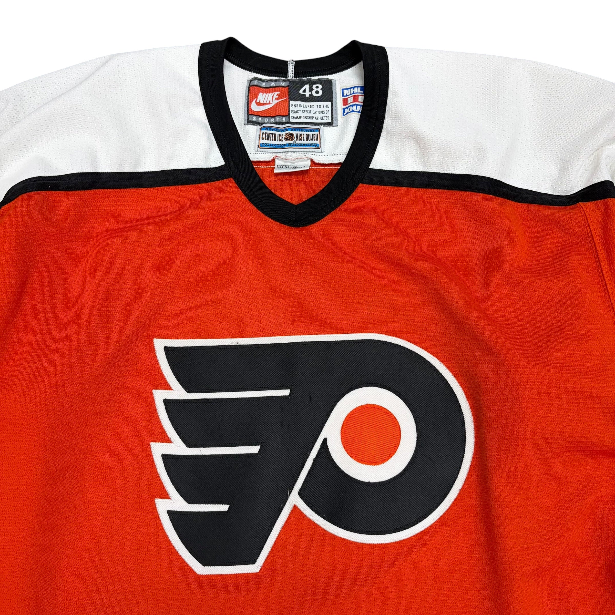 Vintage Nike 90’s NHL Philadelphia Flyers John LeClair Home Jersey