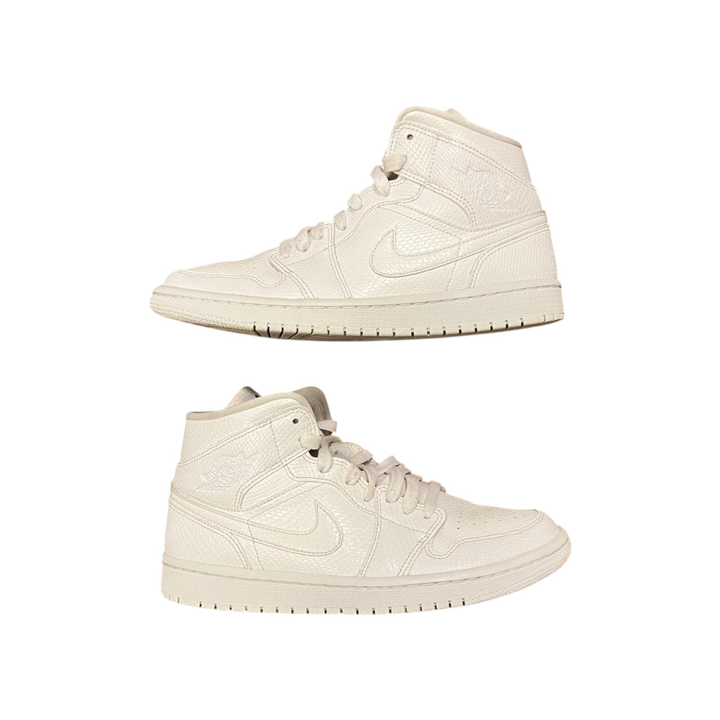 Jordan 1 Mid White Snakeskin (Women’s)