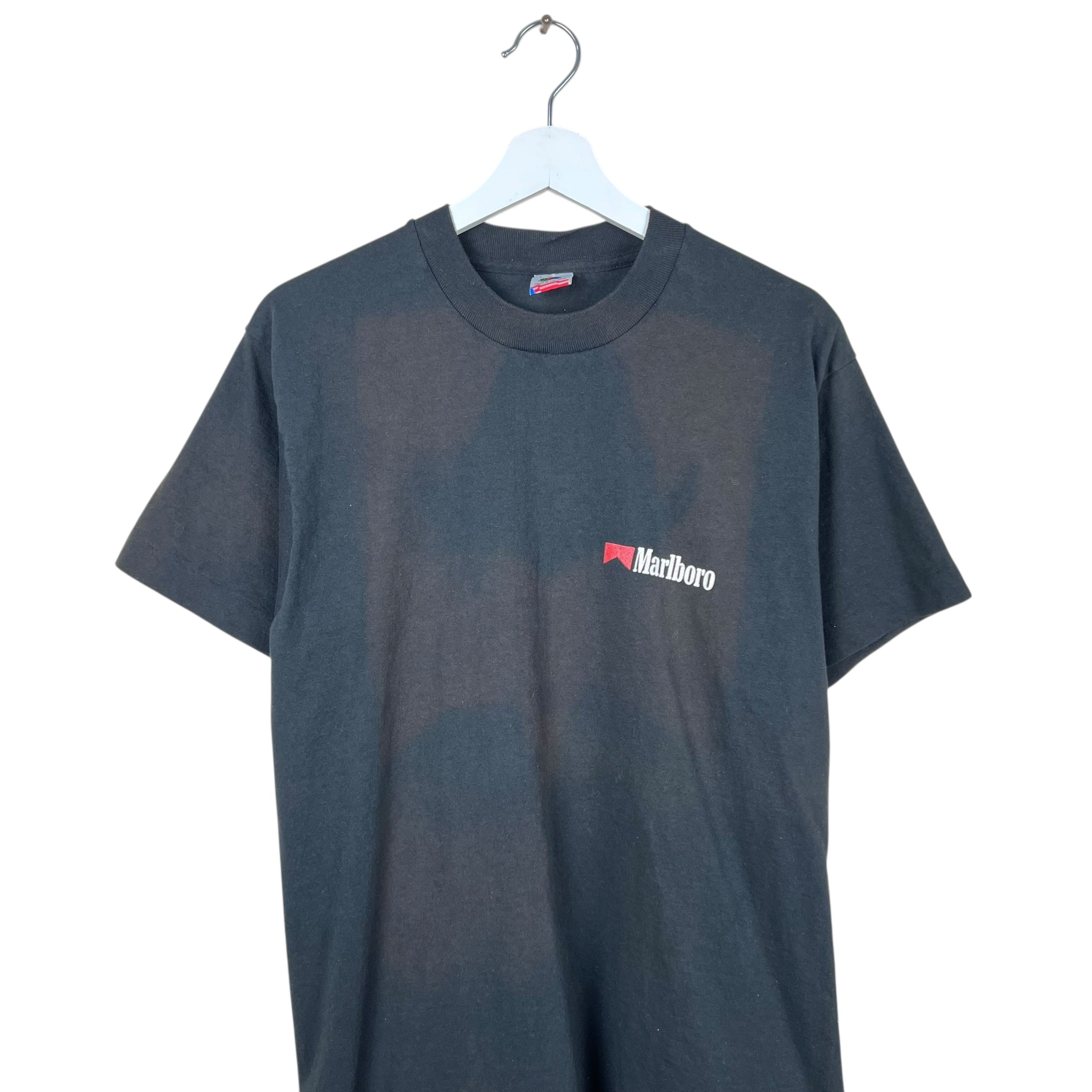 Vintage Marlboro Wild West Collection Cowboy Tee Black