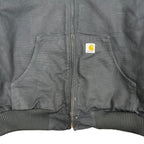 Vintage Carhartt Active Hooded Jacket Black