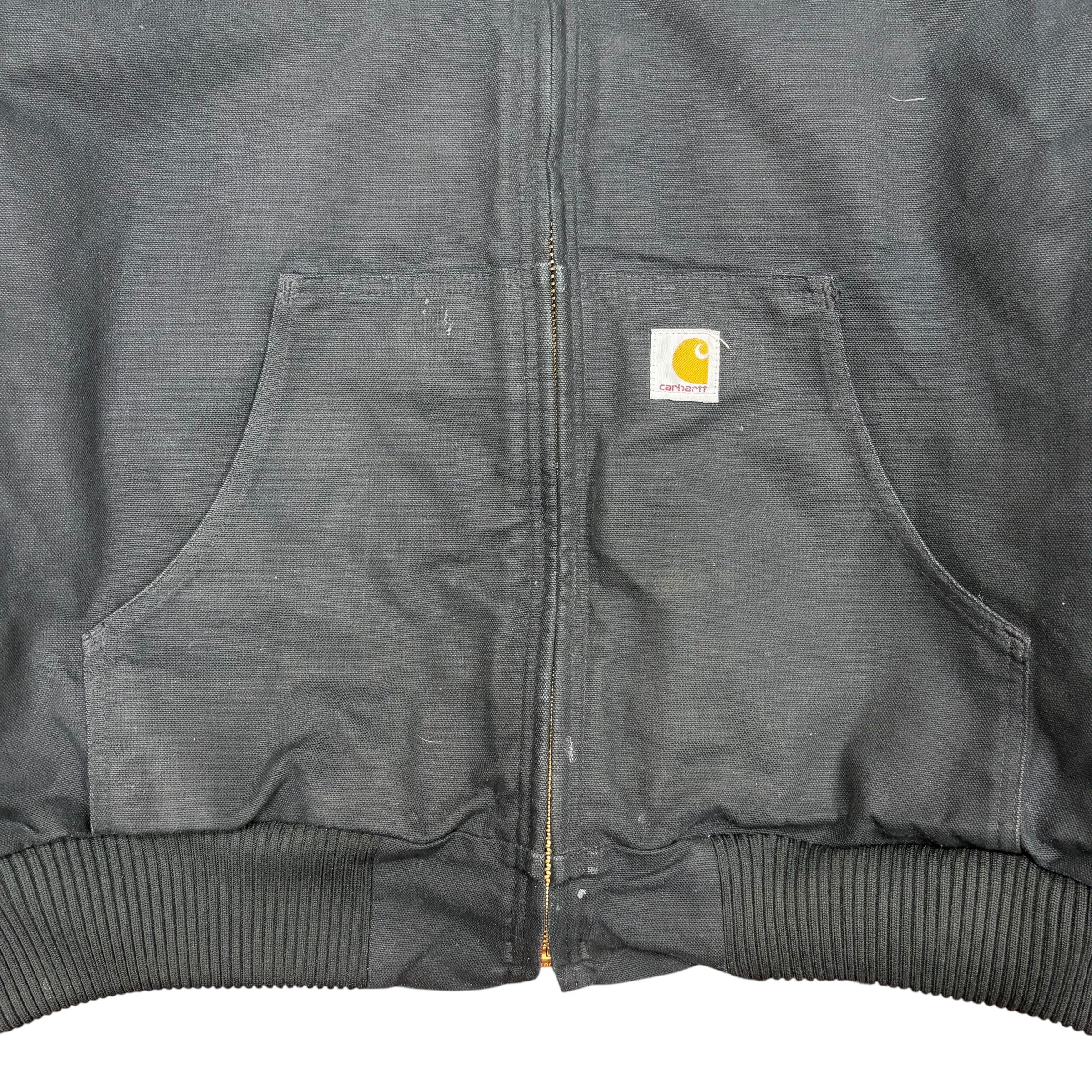 Vintage Carhartt Active Hooded Jacket Black