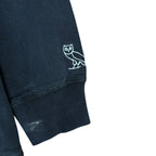 OVO x Roots Gold Logo Hoodie Black
