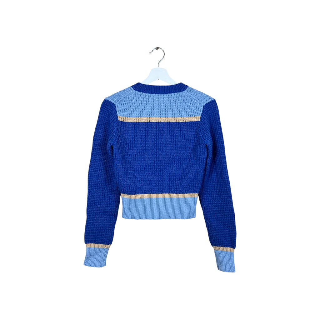 Marni x Uniqlo Popcorn V-Neck Knit Blue