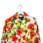 Vintage Jones New York Women’s Floral Print AOP Jacket White
