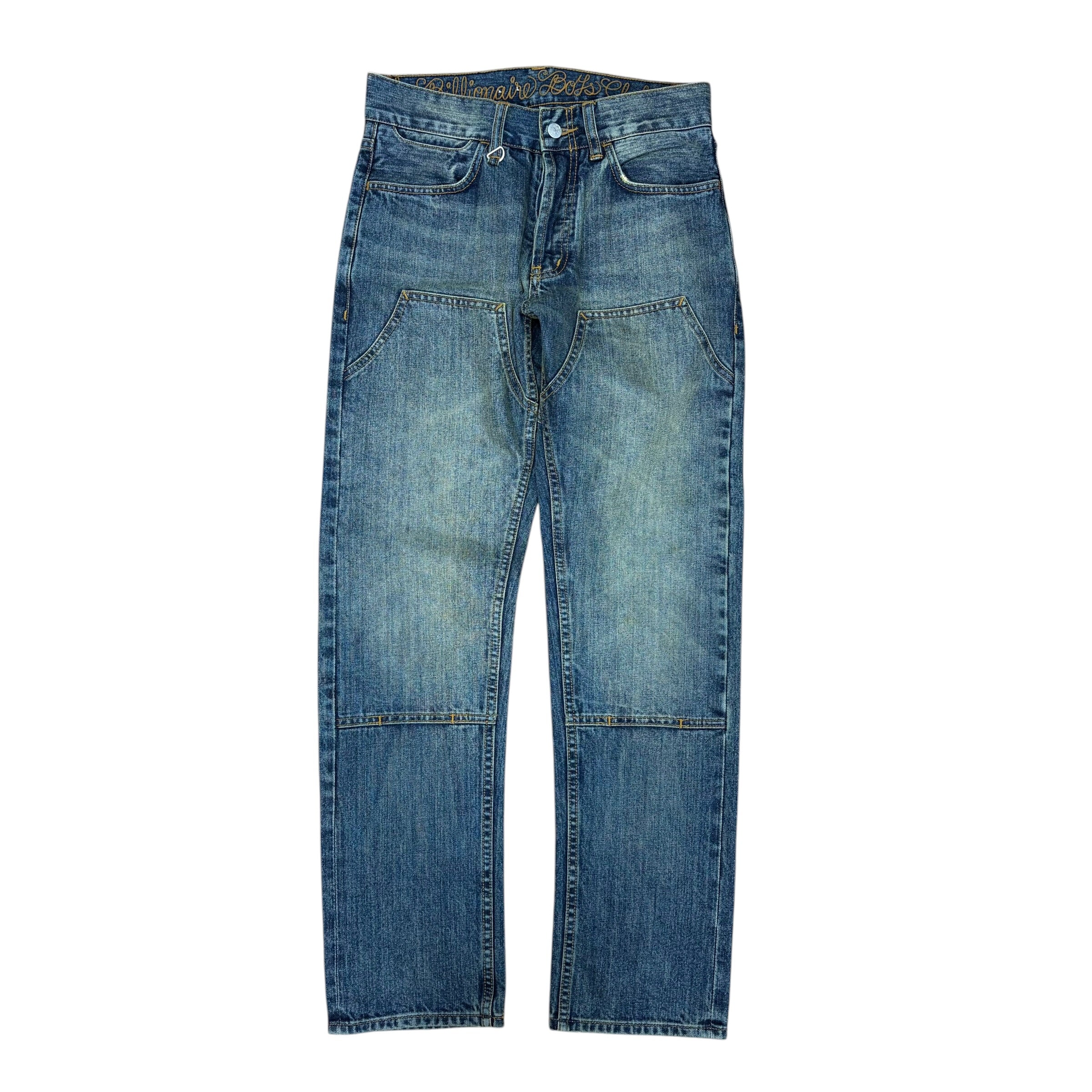 Billionaire Boys Club Embroidered Smart Cut Double Knee Pants Hard Wash