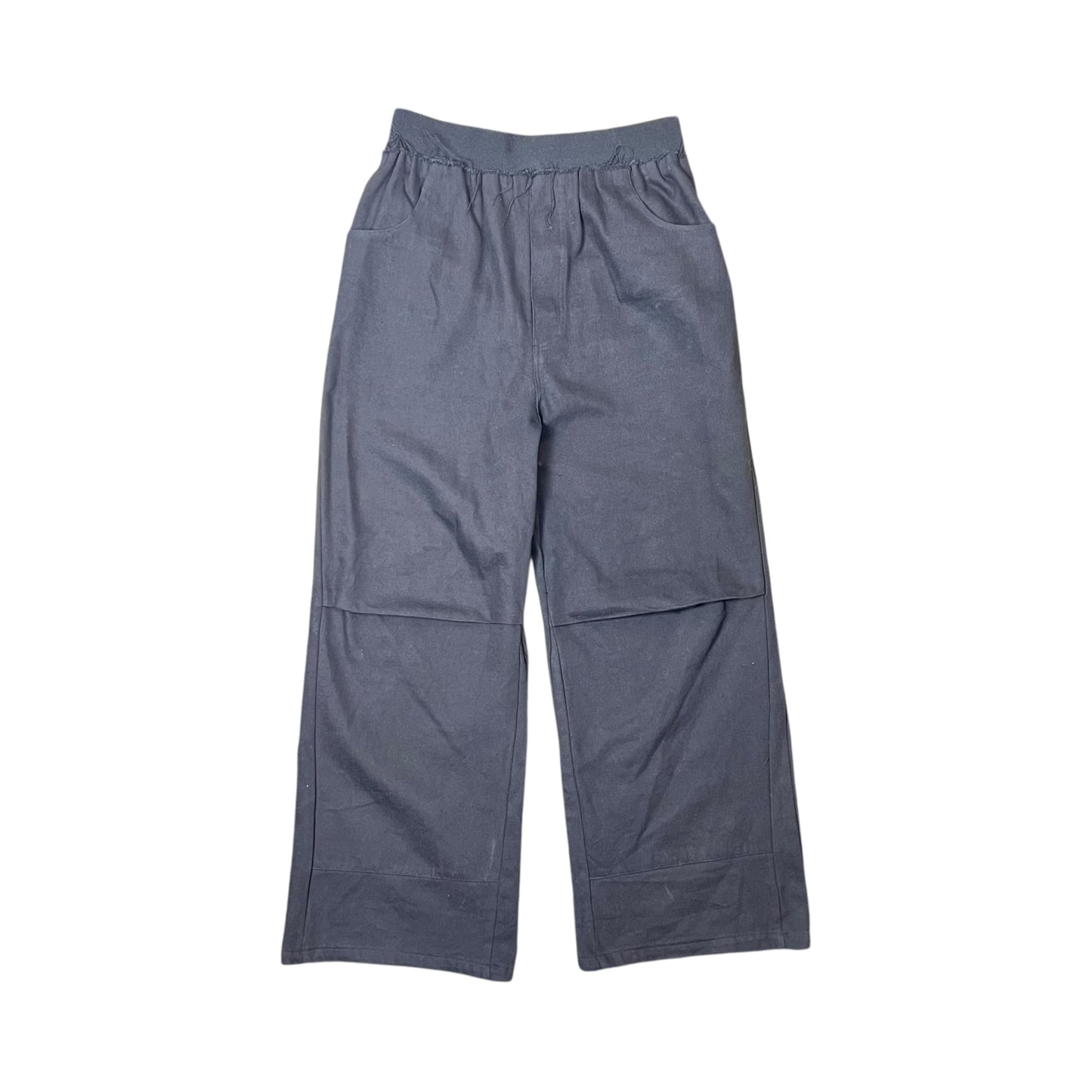 RAF Simon’s Elastic Band Big Denim Pants Black
