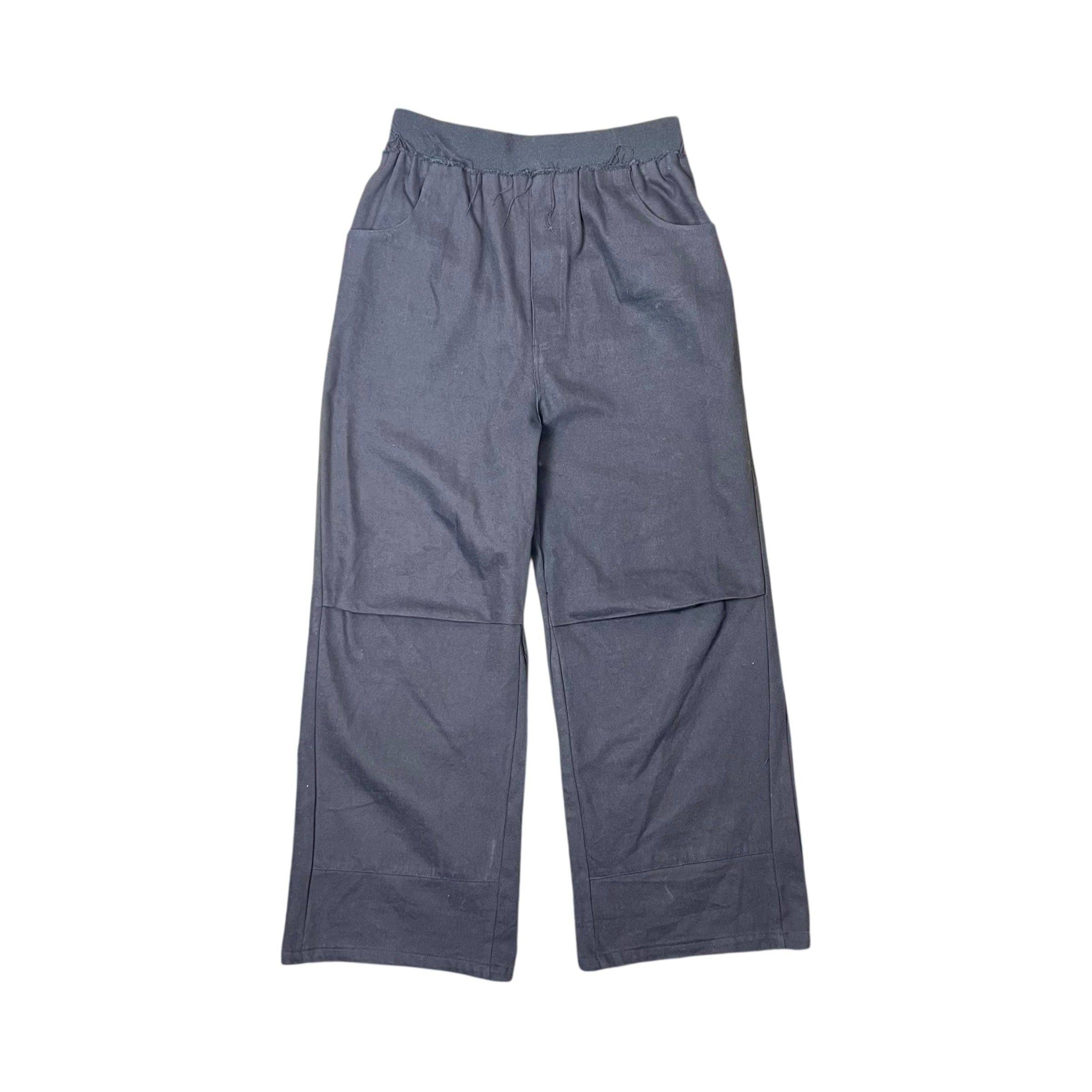 RAF Simon’s Elastic Band Big Denim Pants Black