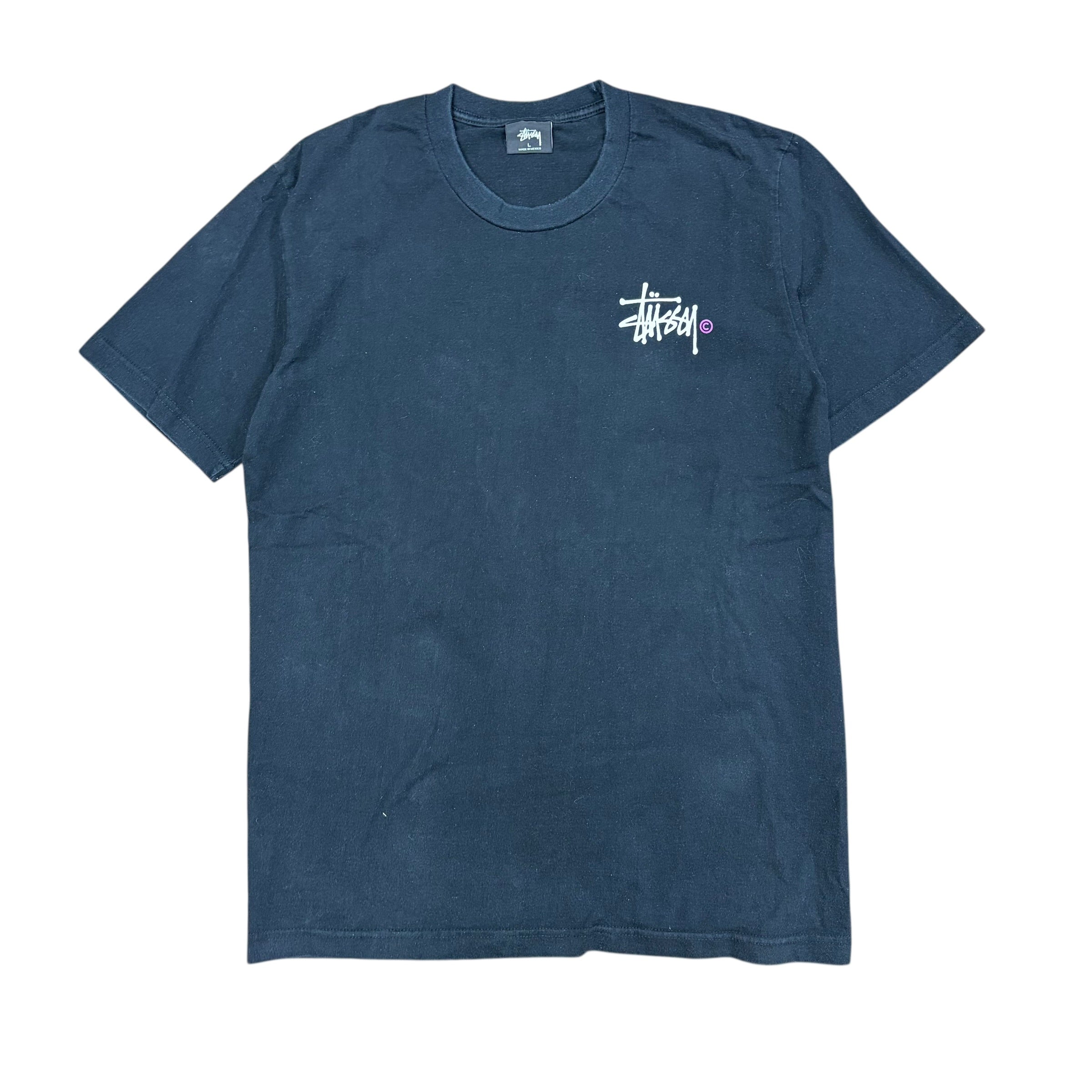 Stussy Basic Logo Tee Black