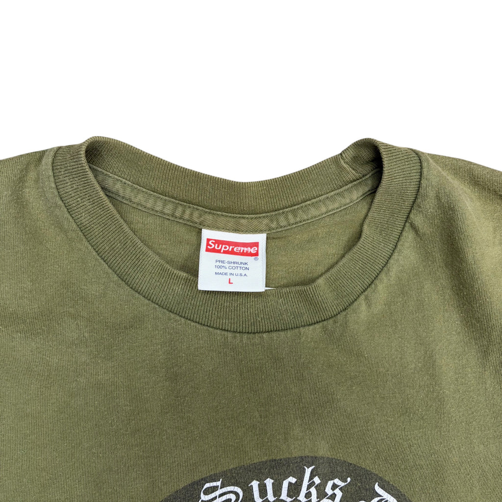 Supreme Life Sucks Die Olive (FW18)