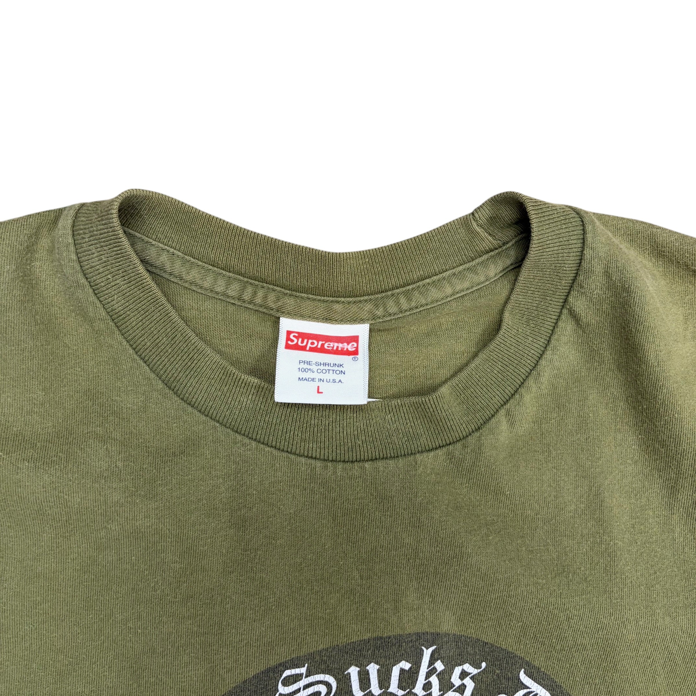 Supreme Life Sucks Die Olive (FW18)