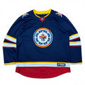 Vintage Fanatics NHLWinnipeg Jets WASAC Blank Jersey Navy