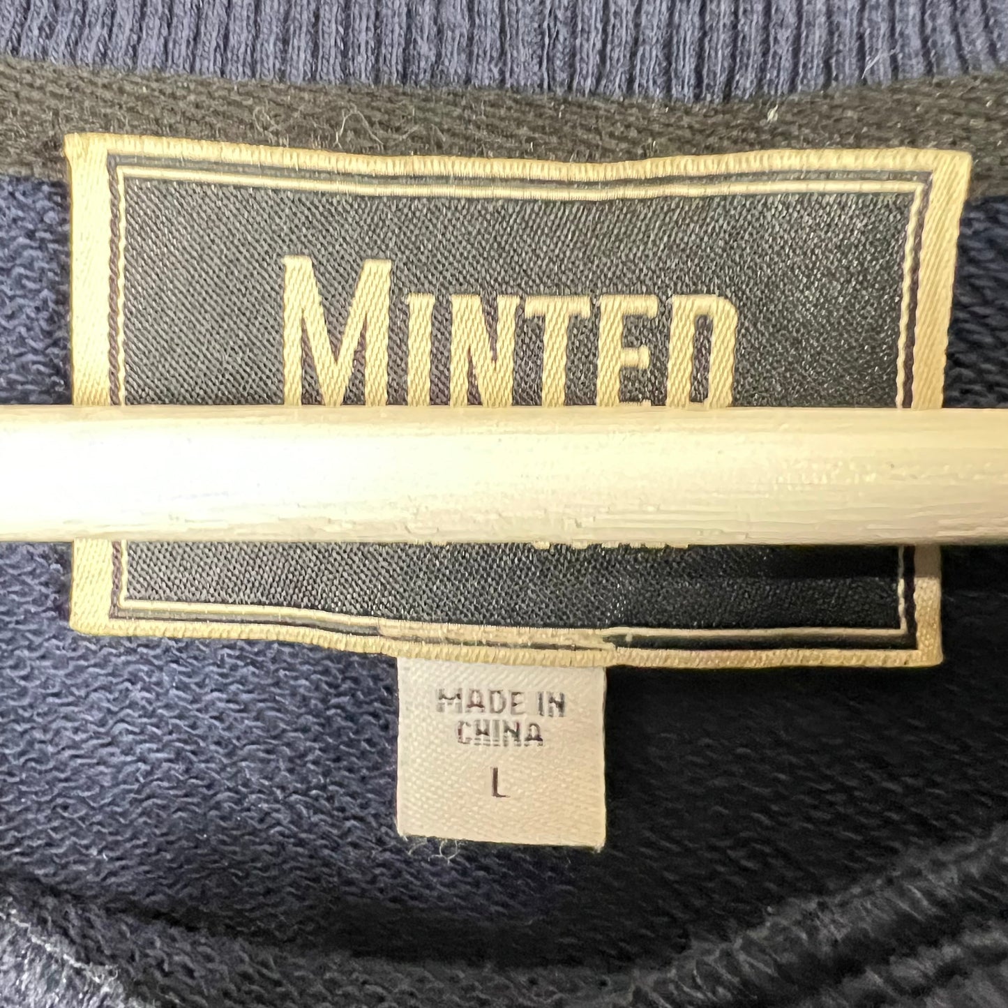 Minted New York Cafe Crewneck Navy