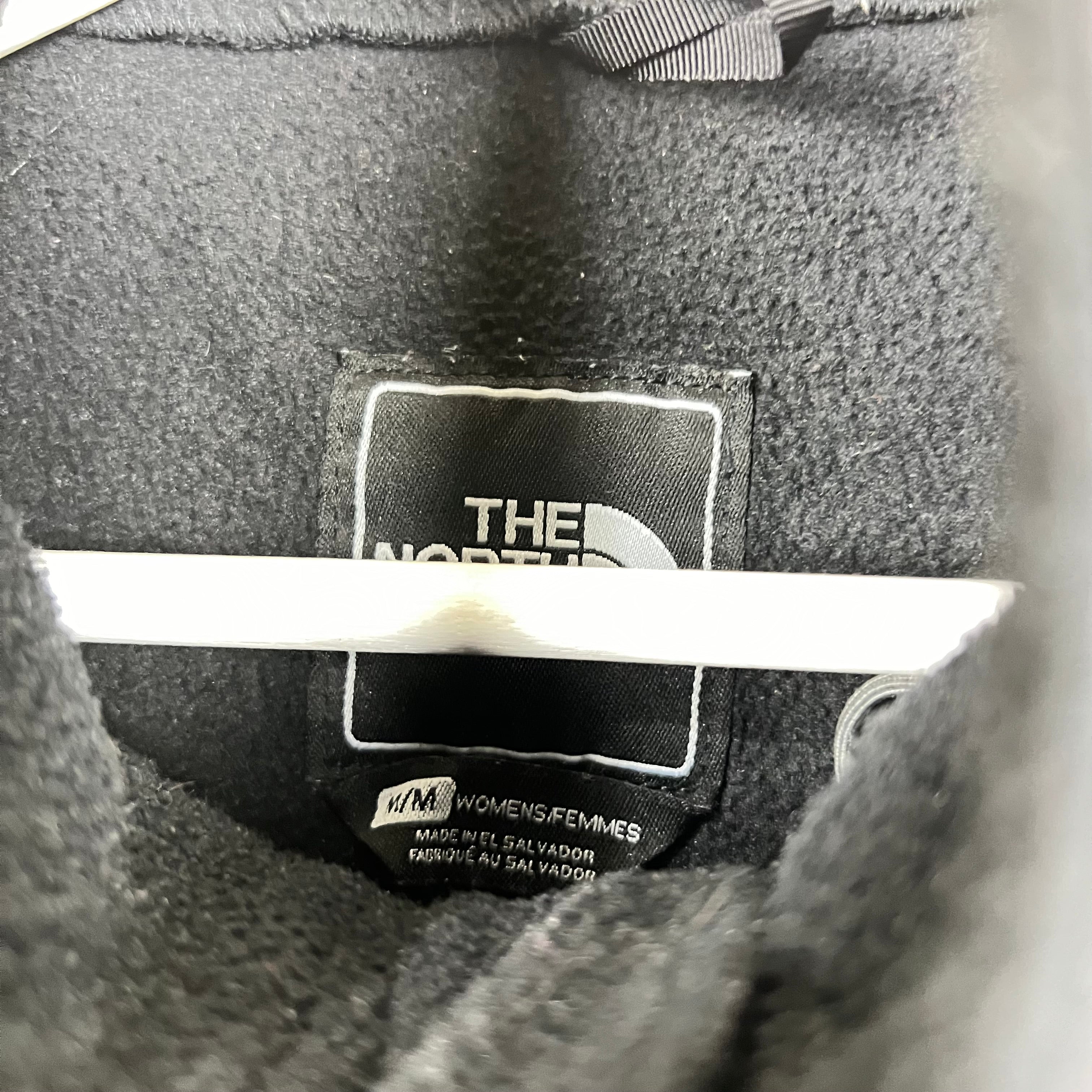 Vintage North Face Women’s Denali Full Zip Jacket Black/Pink