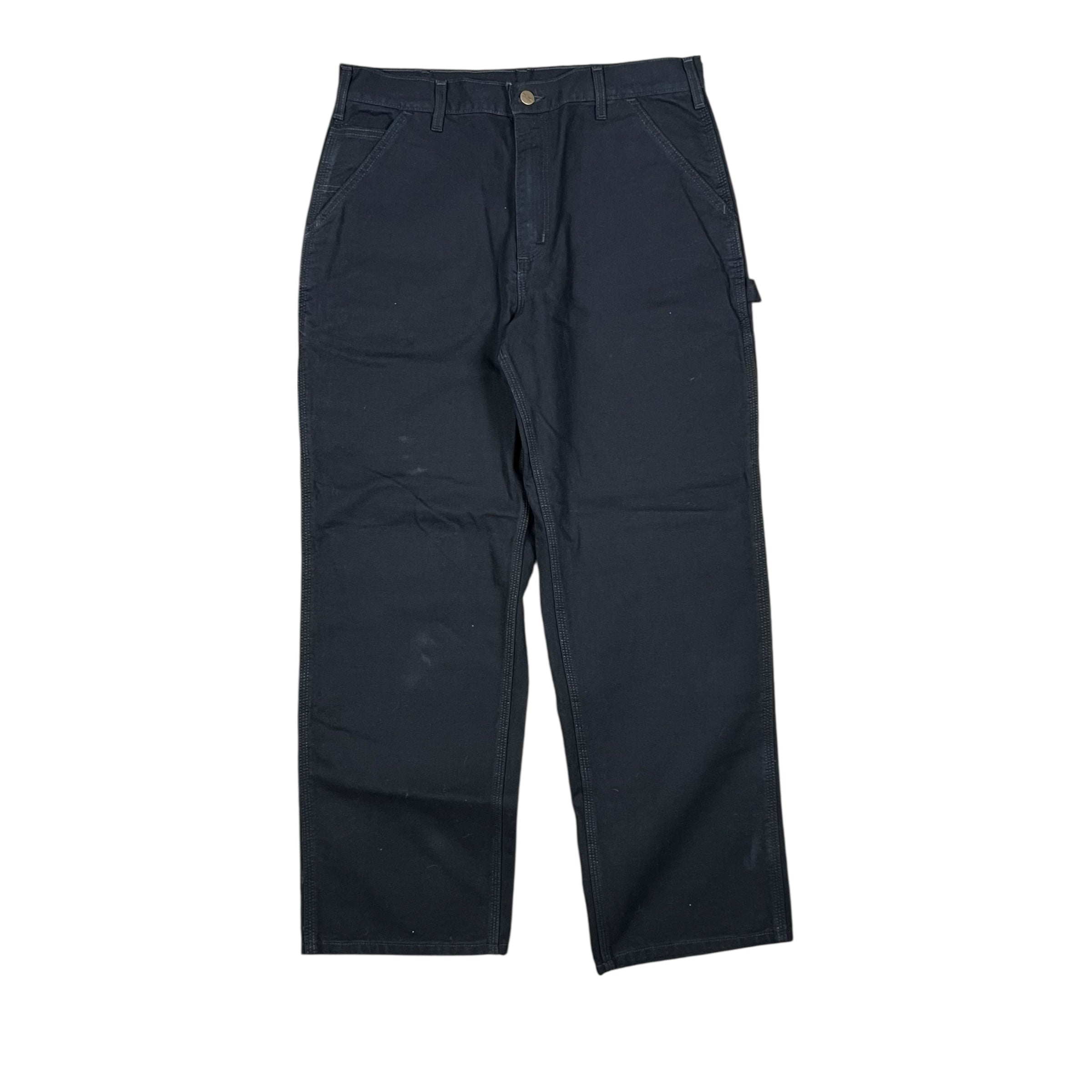 Vintage Carhartt Loose Original Fit Carpenter Pants Black