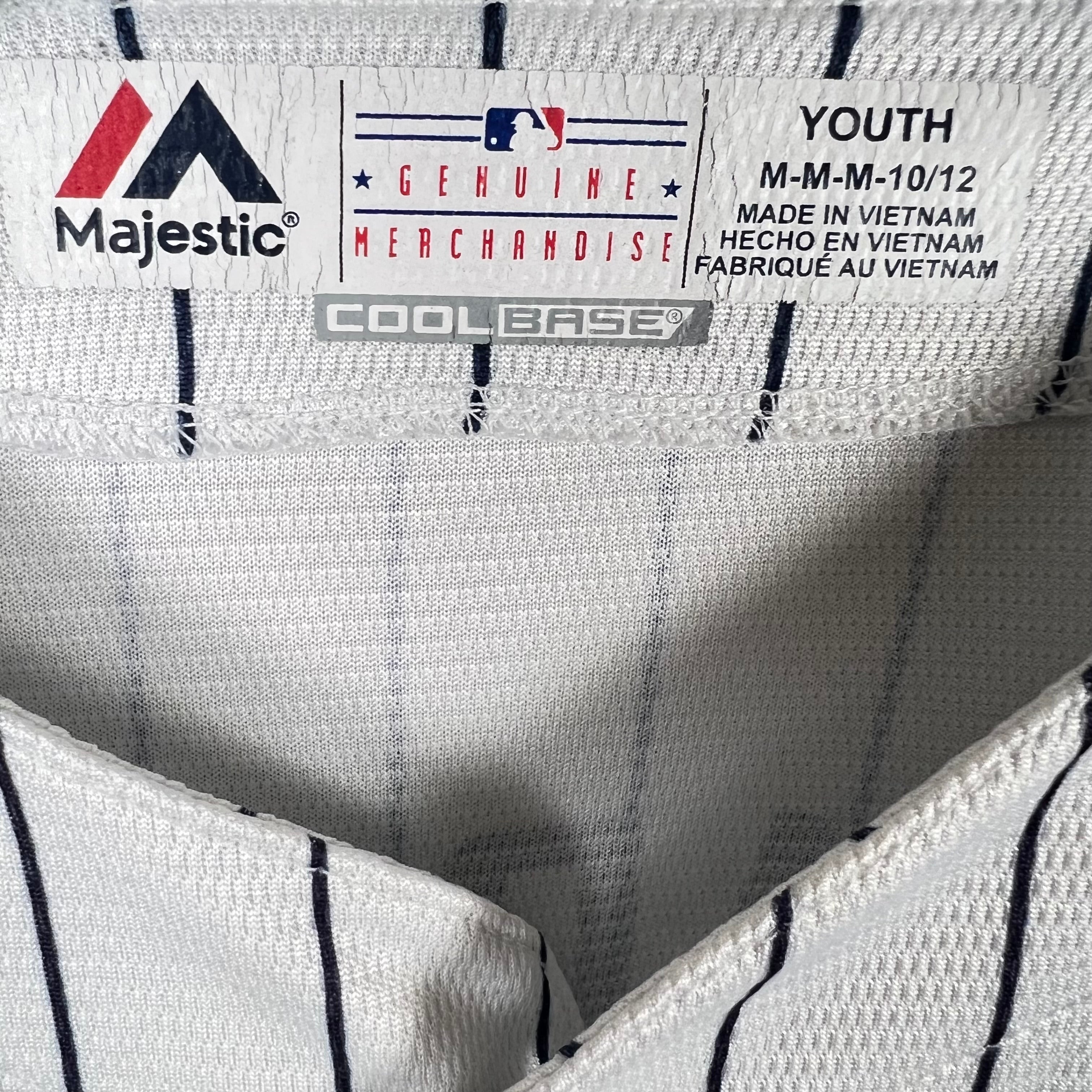 Vintage Youth Majestic MLB New York Yankees Aaron Judge Home Jersey